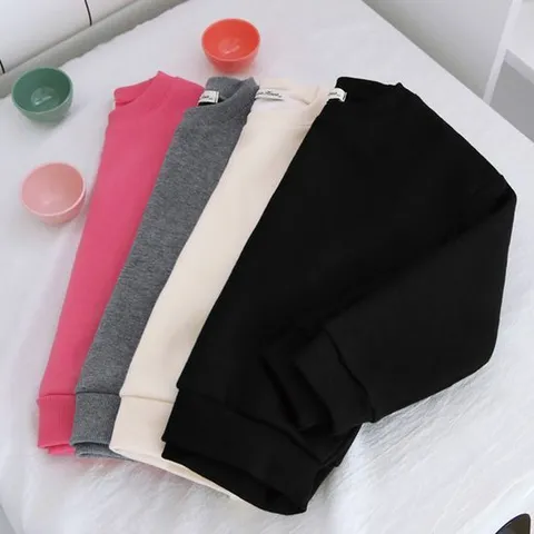 [쿠키하우스 주니어]앨리카 기모 맨투맨 티셔츠_27033