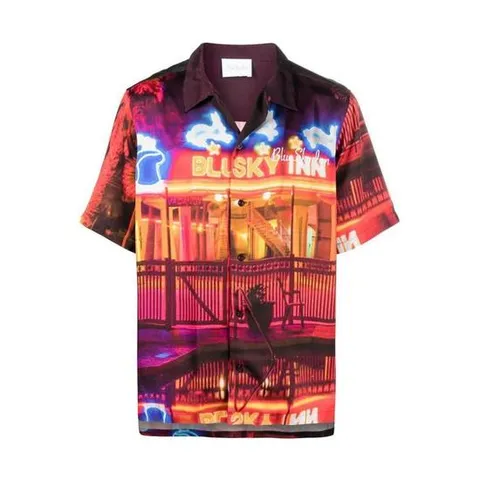 블루스카이인 반팔 셔츠 BS2201SH003AOPRINTSUN Multicolour
