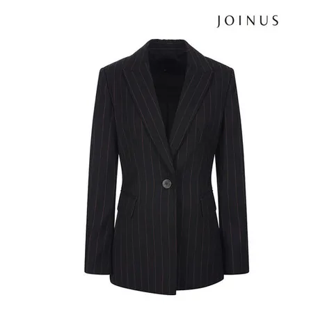 [조이너스]스트라이프 원버튼 자켓_JABW1-WJK050