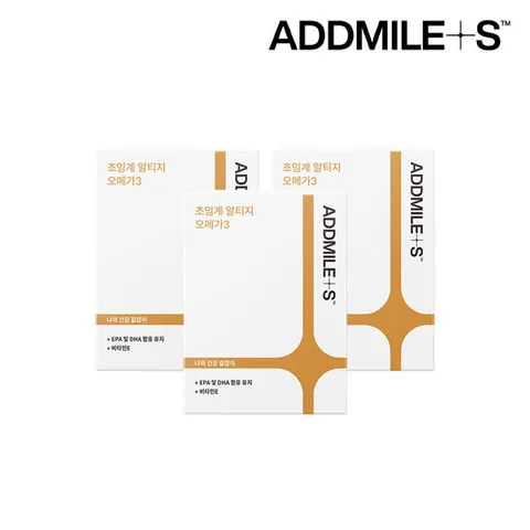 애드마일스 초임계 알티지 오메가3 3box