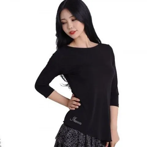 LDT21000 무지 티숙 프린지 여성 삼바 시즌 벨트 테마 볼룸 상