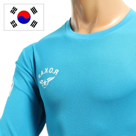 기능성 라운드 공군 티셔츠