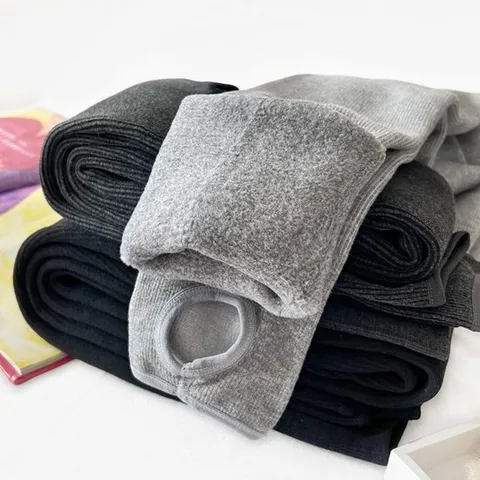 [오아즈] 여성 기모 하이웨스트 한파 스타킹 3color