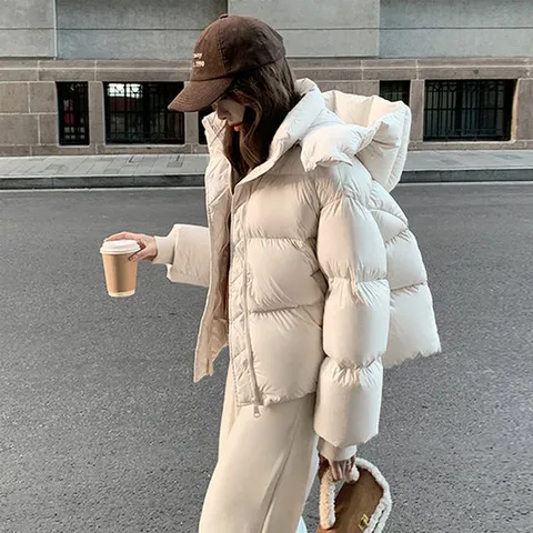 [이쁘다] 마이티 후드 숏 패딩 점퍼