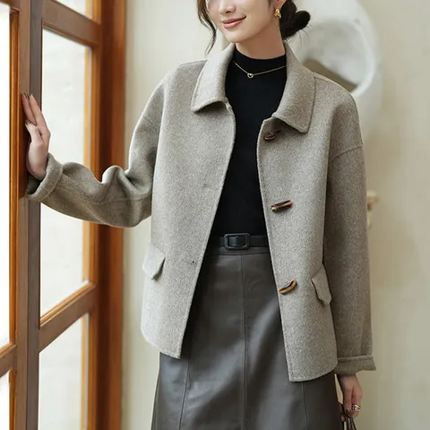 *특가_바로발송*[랄라모션] 폴로칼라 베이직코트(llm0433)_반품불가