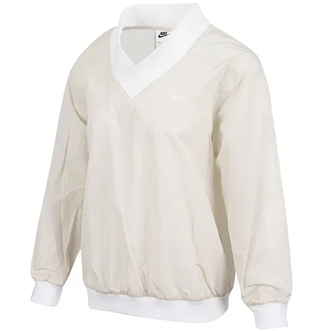 나이키 W NSW 에센셜 UV 우븐 브이넥 바람막이 (FV7650-110)