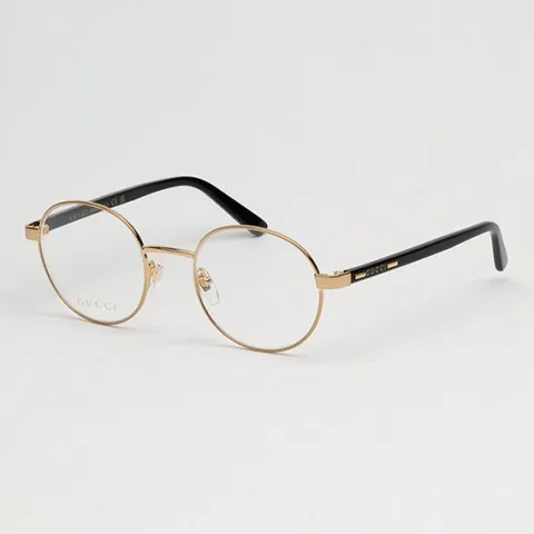 구찌 안경테 GG1585O 001 메탈테 명품 라운드 남자 여자 패션