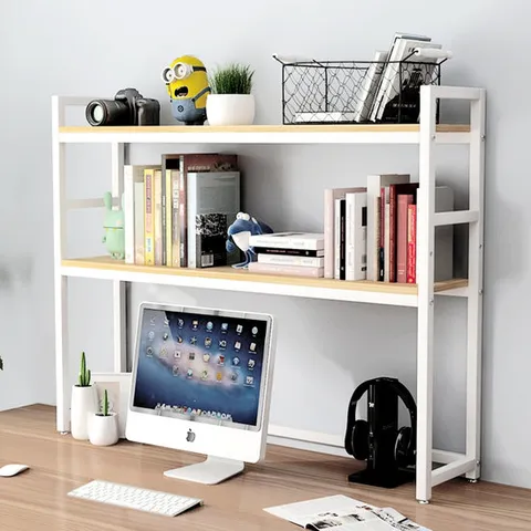 높이조절 책상선반 책꽂이 책상위선반 수납 정리 수납장 HC-2S95