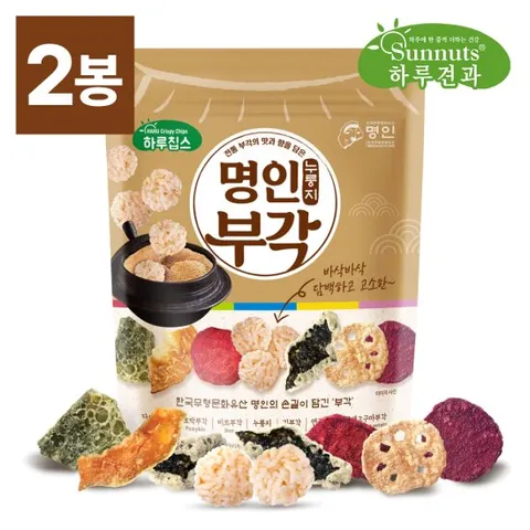 하루견과 명인부각 누룽지 180gx2봉