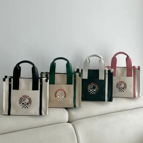 [엘투엘골프]토트 골프카트파우치 라운딩가방 골프간식가방 스프링토트백