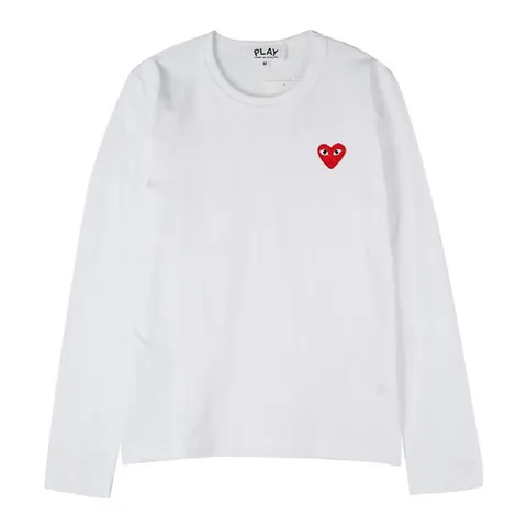 꼼데가르송 긴팔티 화이트(여성)