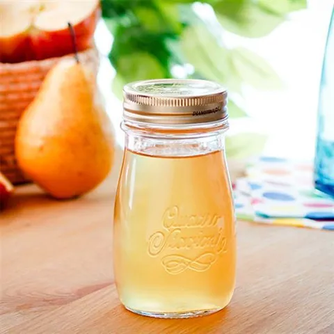 보르미올리 콰트로밀크병 200ml 1p 잼병 딸기 유리밀폐 우유병