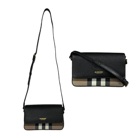 버버리 미니 크로스백 뉴 햄프셔 체크 80840281 81072691 블랙