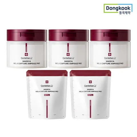 센텔리안24 마데카멜라캡처앰플패드 3개+리필 60매 2개 기미케어