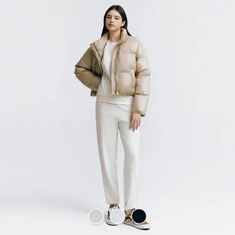 [지오다노/본사] 554911 여 기모 테리 조거 팬츠