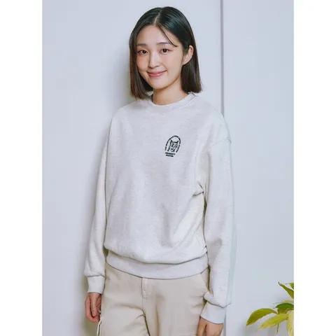 [ 롯데백화점 ][폴햄]여성 코숏 플리스 맨투맨(PHE4TR2020)