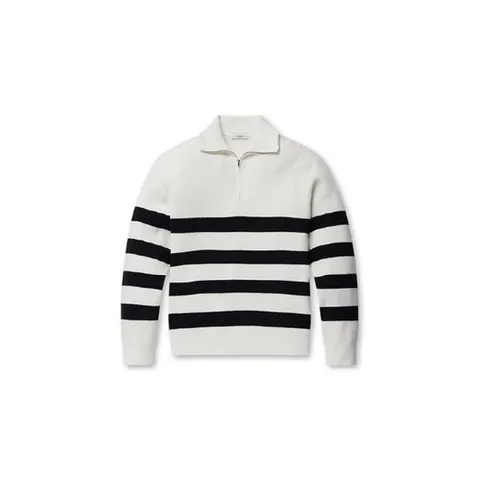 [ 롯데백화점 ][폴햄]남성 스트라이프 하프집업 스웨터 PHE4ER1350