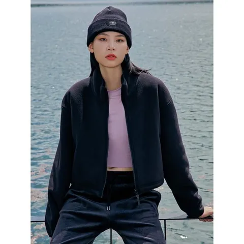 [ 롯데백화점 ][탑텐밸런스]여성) 보아 본딩 크롭 집업 MBE4TC2292