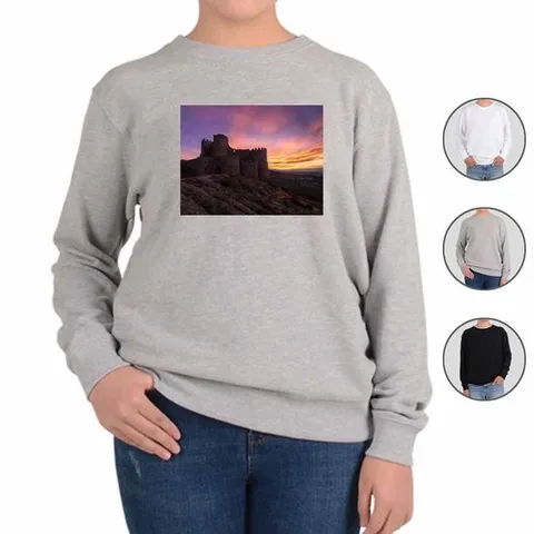 맨투맨 전색상 스페인 궁전 유럽 관광 프린트셔츠