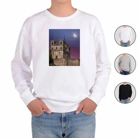 맨투맨 전색상 스페인 궁전 유럽풍경 d 프린트셔츠