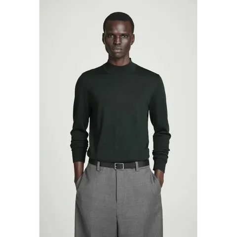 재팬 메리노 울 모크넥 스웨터