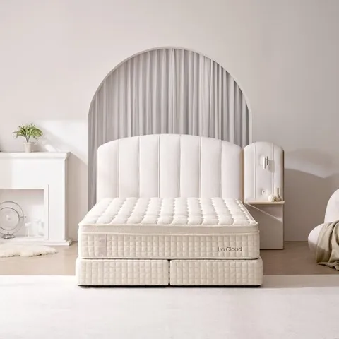 라클라우드 루나 프리미엄 호텔식 침대프레임 퀸 Q + 패널1EA