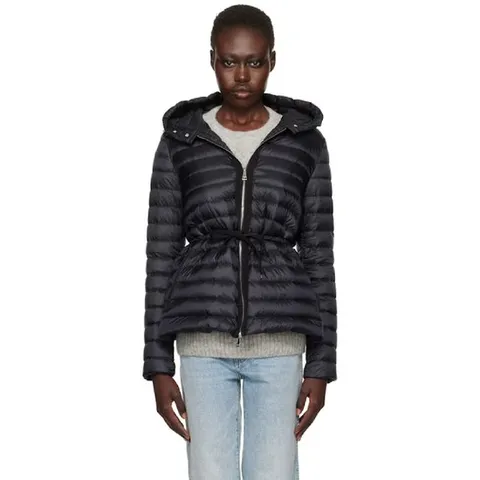25 FW 몽클레어 여성 블랙 라이에 쇼트 다운 재킷 242111F061002
