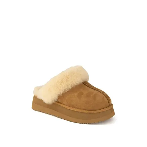 [ 롯데백화점 ][탠디] 여성 퍼 블로퍼 (굽 5CM) G24427_BEIGE