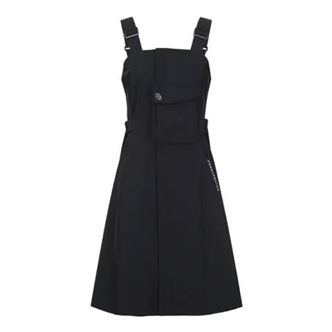 [ 현대백화점 ][파리게이츠] (521D3JO207)여성 포켓 포인트 서스펜더 집업 원피스