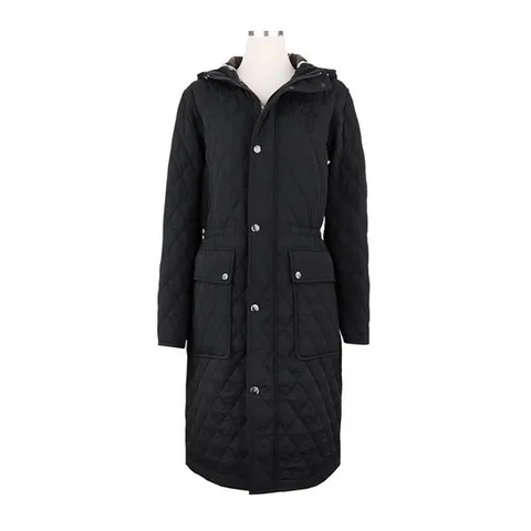 버버리 8096919 퀼팅 나일론 파카 블랙