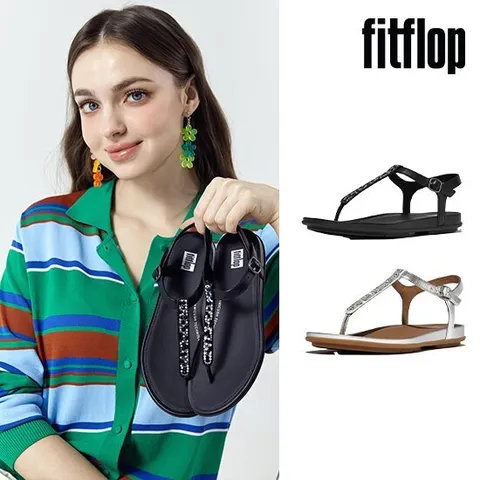 [공식수입]핏플랍 크리스탈믹스 T스트랩 샌들 [런칭 가격 169,000원]