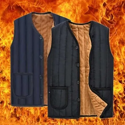 융털 경량 패딩 조끼 겨울 방한 베스트 누빔 깔깔이 2color