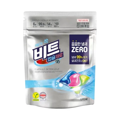 [ 롯데백화점 ][비트] 제로 캡슐 세탁세제 28입