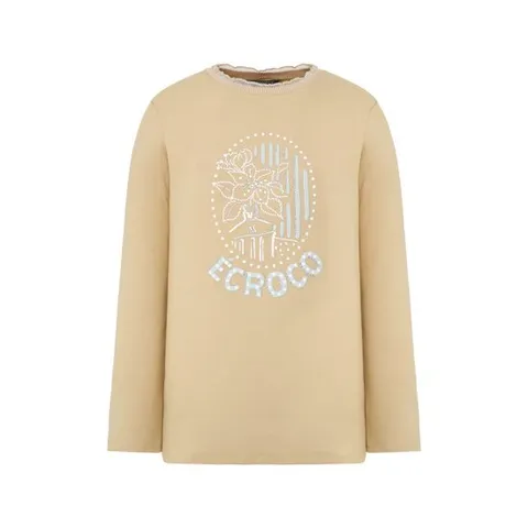 [ 롯데백화점 ][크로커다일 레이디]아트윅 솔리드 티셔츠 CLDWTS102