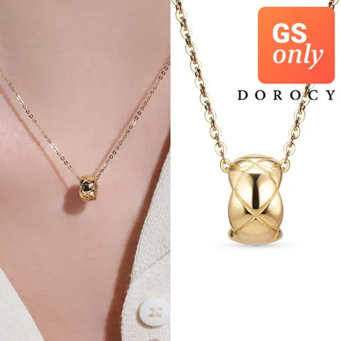 *새해특가*[도로시] 18k 볼륨 할로우 쿠션 펜던트