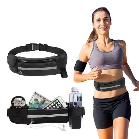 스포츠 경량 러닝벨트 힙색 웨이스트백 블랙