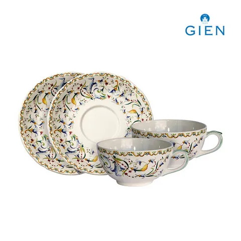 [ 롯데백화점 ][지앙]토스카나 블랙퍼스트 잔 2인조 세트 (300ml)