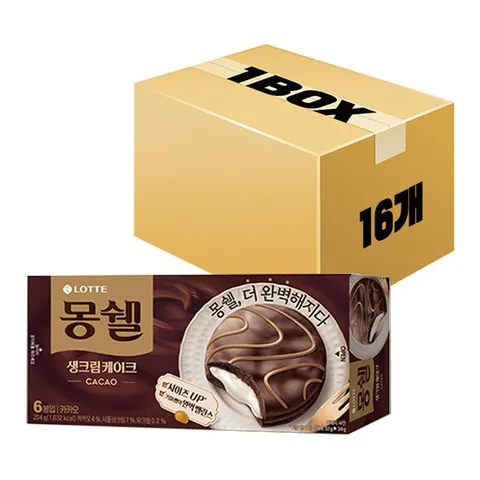 몽쉘카카오 204g x 16개 x 1박스