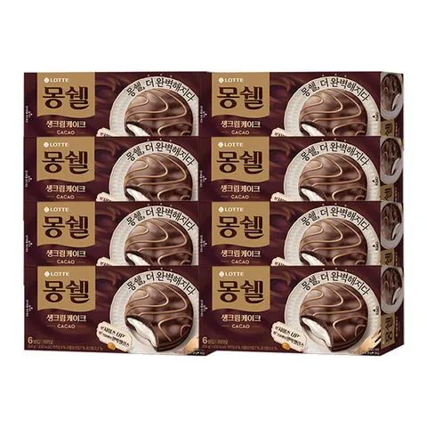 롯데제과 몽쉘 카카오 204g x 8개