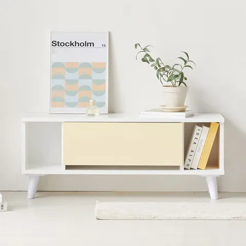 파베 미니 슬림 TV 다이 서랍장 1000 (착불)