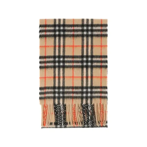 버버리 8089369 B9368 체크 캐시미어 프린지 머플러