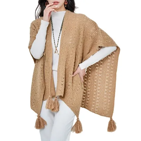 [마담코코]판초형숄가디건