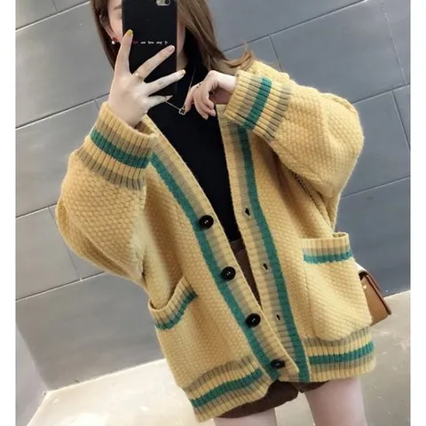 [휴드]티르에 스웨터 뜨개질 가디건 5color