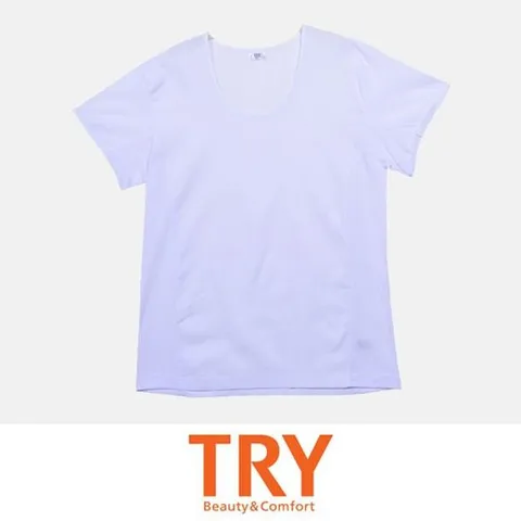 (트라이) 착용감이 쾌적한 쿨루션 쿨모시 남성 반팔