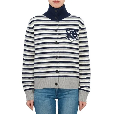 메종키츠네 폭스 여성 가디건 NW00503KM0329 B481