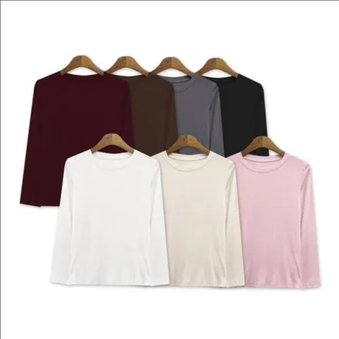 레이온 겨울 여성티 베이직 긴팔티 쎄리아 긴팔티 면티 크롭티 가을 업타운걸스 상의