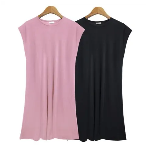 호캉스 시원한원피스 반소매 슈가링 원피스