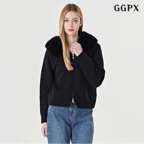 [GGPX] 퍼 후드 투웨이 가디건 (GODCK021D)