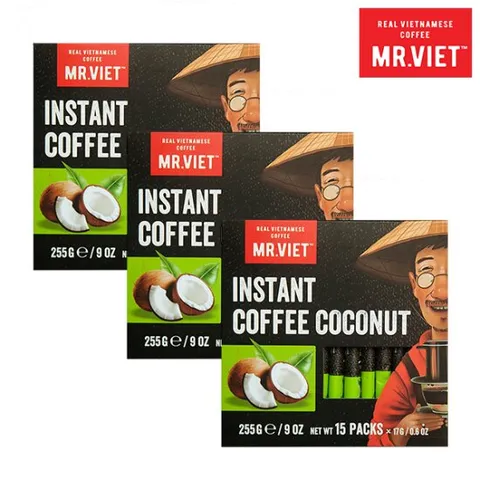 코코넛커피 15T 3박스 미스터비엣 베트남커피 인스턴트 커피믹스