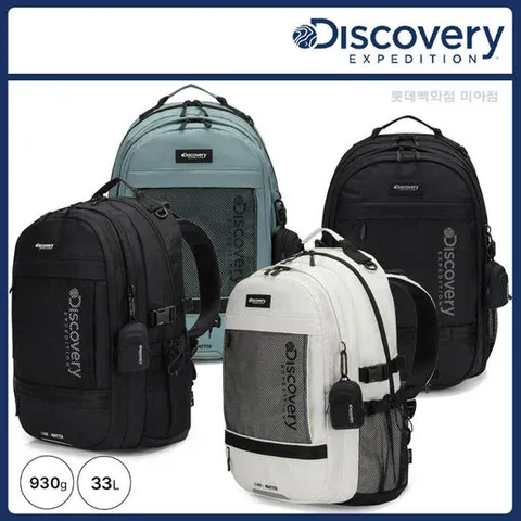 [ 롯데백화점 ]디스커버리 25년 신학기/신상 남성/여성/공용 라이크에어메티스백팩/33L가방/중학생/고등학생책가방 DXMIA DXBK0015N